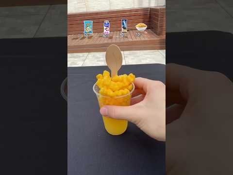 Qual desses sorvetes é mais gostoso? 😋 #experimento #cheetos #iogurte #oreo #miojo