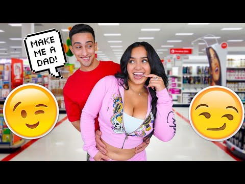 ASKING MY GIRLFRIEND TO MAKE ME A DAD IN PUBLIC! *GETS FREAKY*