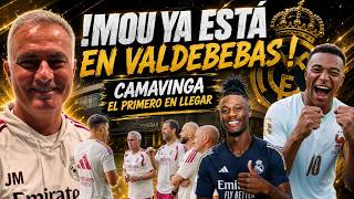 ¡MOU YA ESTÁ EN VALDEBEBAS!  Camavinga el primero en llegar