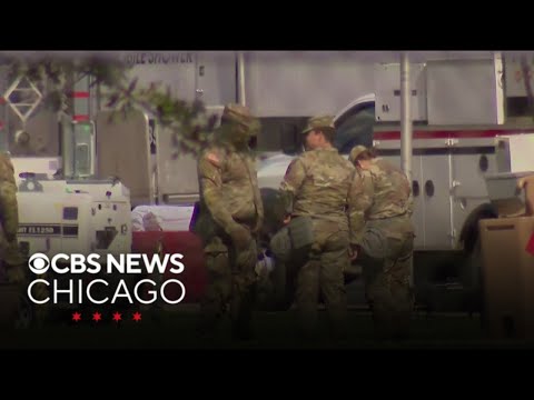 YouTube video thumbnail: 200 Texas National Guard Troops Remain Stationed in Elwood, Illinois
