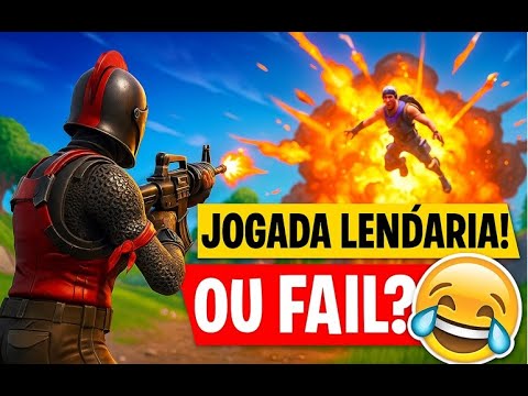 🔥 Fortnite AO VIVO: Só Jogada Lenda (Ou Vergonha Alheia)! 😅🔥
