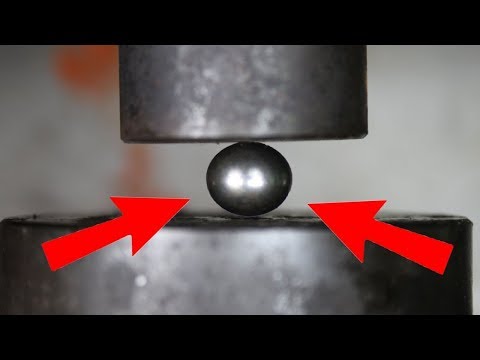 HYDRAULIC PRESS VS BEARING BALL | The Crusher