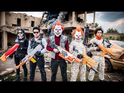 LTT Films : Silver Flash Nerf Guns Heatwave Attack Can the heroes defend the base?