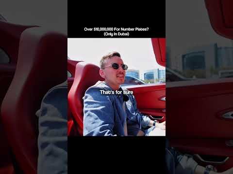 WHAT A $10,000,000 NUMBER PLATE LOOKS LIKE!