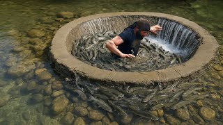 Very İnteresting Fish Trap / A Sack Full of Fish Every Morning / 100 kg fish
