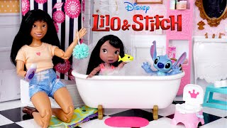 Lilo & Stitch Barbie Dolls Evening Routine