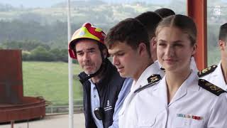 Visita de Su Alteza Real la Princesa de Asturias al Centro Jovellanos de Salvamento Marítimo.