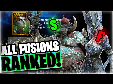 UPDATED All Fusions TIER LIST! The Power-Creep is Real | RAID Shadow Legends