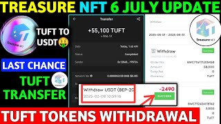 Good News😱 Treasure NFT New Update | Treasure FUN New Update Today | Treasure Nft Withdrawal Update