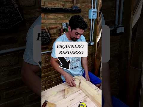 COMO PONER esquinero de REFUERZO ✅️#shortsviral #viral #viralvideo #carpintería #madera #carpenter