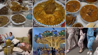 روتيني الومي../ اول مرة نزور دار خالتي 🥹 تلمينا بنات الخالات 😍 أجواء تهبل 