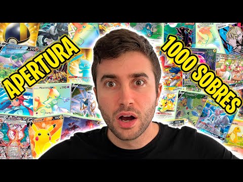 🔥ABRO 1000 SOBRES POKÉMON! 😱  APERTURA CARTAS POKÉMON🔥