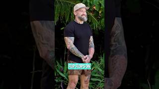 Do NOT wear flip flops on the beach around JD