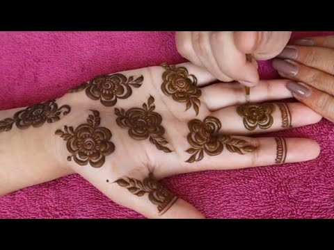 Eid special mehndi design #6 | beautiful front hand mehndi design | mehndi ka design | mehndi 2025