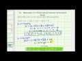 Finding Intercepts of Polynomial Functions