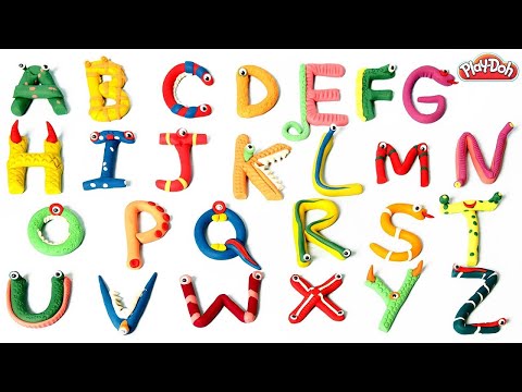 Learn the Alphabets A to Z with Play Doh Colors + More Fun Kids Videos