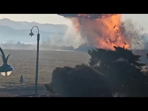Avião incendeia-se ao aterrar na Coreia do Sul. Acidente fez 179 mortos
