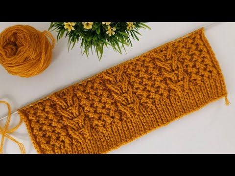 İki şiş kolay örgü modeli 🐞 yelek,hırka,şal örgü modeli