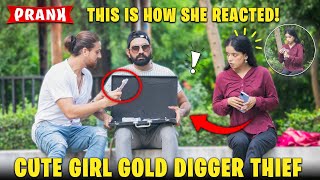 Gold Digger Thief Cute Girl 😱 Paiso Ka Chakar | @nonscriptedpranks