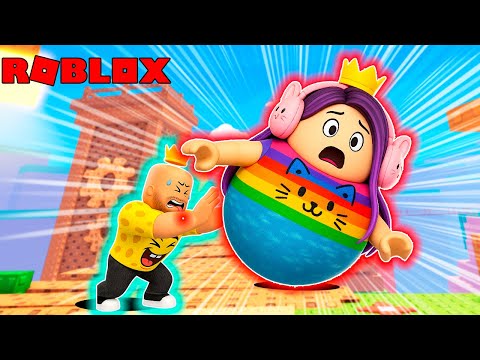 ROLLE UM AMIGO GIGANTE! 😂 Obby 2 Jogadores no Roblox – Desafio Hilário!