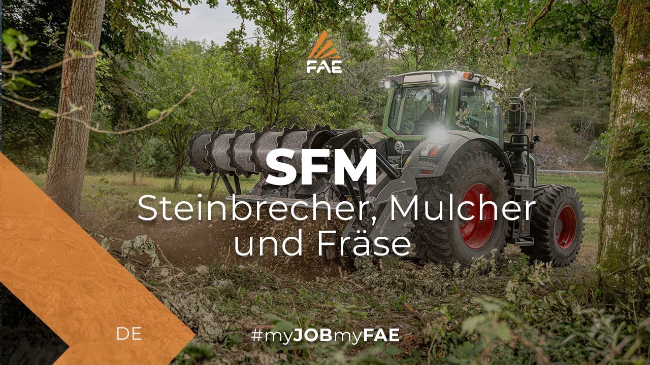 Video - FAE SFM - Das FAE Multifunktions-Anbaugerät bei der Arbeit mit einem Fendt 824 Vario Traktor
