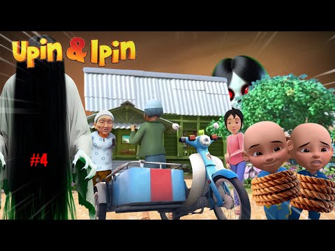 Upin Ipin Takut Ada Penampakan Hantu  Rambut Panjang Mobil Van Balik Kampung TEREKAM CCTV Episode 4