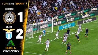 Udinese Lazio 1-2 ||| Il gol scadere di Gudmunson che fa esplodere Gattuso ||| Serie A 2026/2027