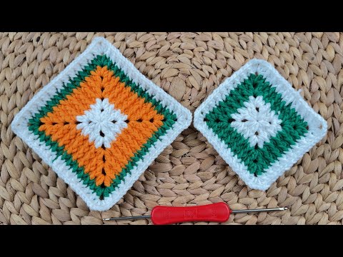 How WONDERFUL 😍 Super Easy and Beautiful Crochet Square for Beginner