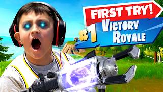 Beasty Shawn's 1st Try ZAPOTRON Fortnite Victory *OP*