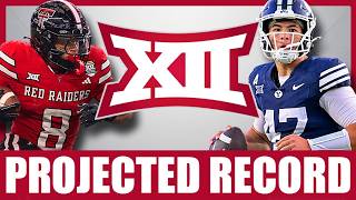 Big 12 2026 Projected Records (Way Too Early)