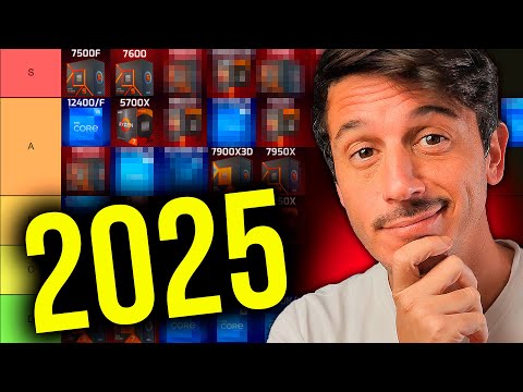 Tier list Mejores CPU GAMING Calidad - Precio 2025 | TOP Procesadores