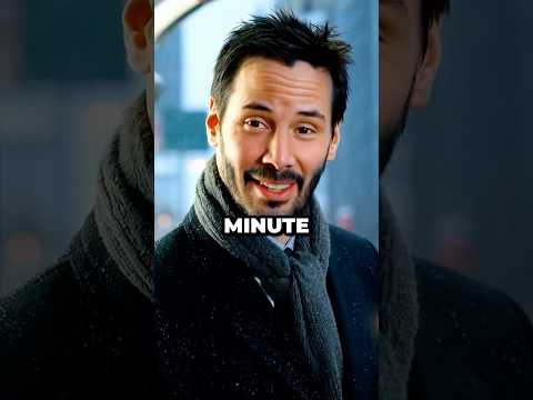 Keanu Reeves Gave Her THIS at a Bus Stop 🥺❤️ #keanureeves #sadstory #kindness