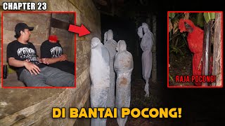 DI TEROR 24 JAM CAMPING TERJEBAK DI RUMAH POCONG SATU RUMAH DI BANTAI! Part 23