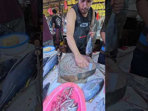 Amazing fish fillet technique - Skin Peeling By Master Kenta #shorts