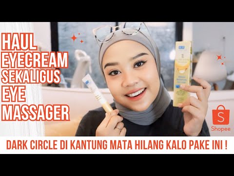 REVIEW EYE CREAM HADA LABO YANG UDAH ADA ALAT PIJATNYA HARGA MURAH | tyas prada