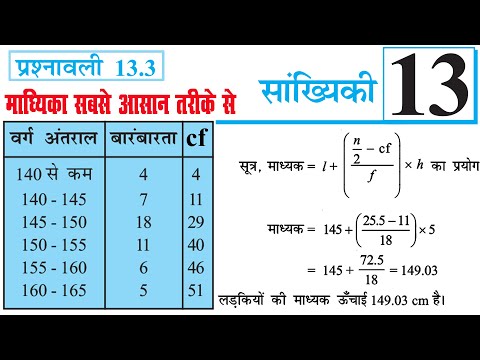 Find Median In Short Trick | माध्यिका ज्ञात करने की शार्ट ट्रिक | Introduction With Exercise 13.3