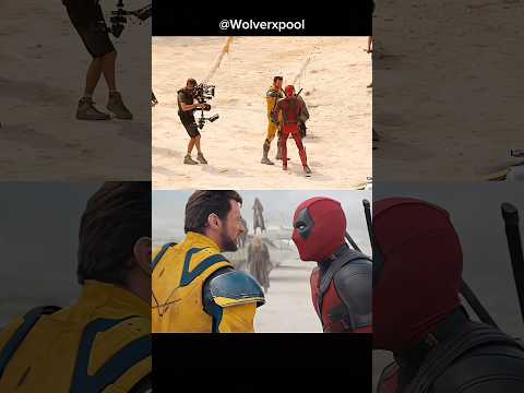 Behind the scenes Vs Movies deadpool and wolverine #shorts #deadpool #wolverine #logan