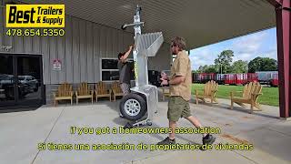 The Best Folding Motorcycle Trailer? | Aluma MC1F Demo