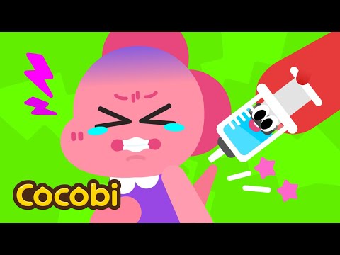 É Hora de Tomar uma Vacina!😖 | Canções Coloridas para Crianças | Cocobi