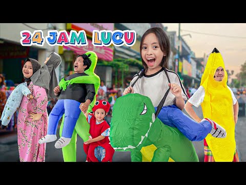 LEIKA, TOMPEL, LEXIE SEHARIAN PAKAI KOSTUM ANEH ๐คฃ MALU TAPI LUCU BANGET !! ๐ BUNDA JADI ANAK BAYI !