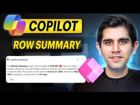 Copilot AI Insight Cards for Row Summaries in Power Apps