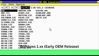 Windows 1.0 Evolution