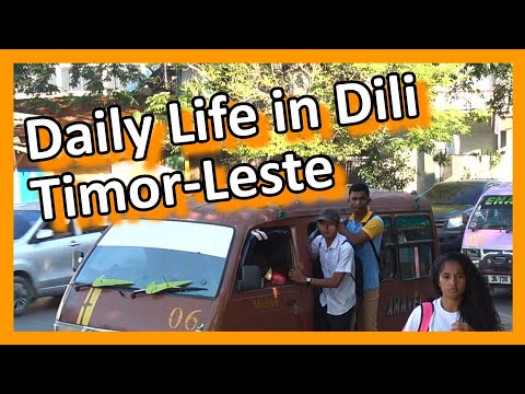 YouTube video thumbnail: Daily life in Dili, Capital of Timor-Leste
