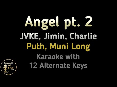 JVKE, Jimin BTS, Charlie Puth, Muni Long – Angel Pt 2 Karaoke Instrumental Lower Higher Original Key