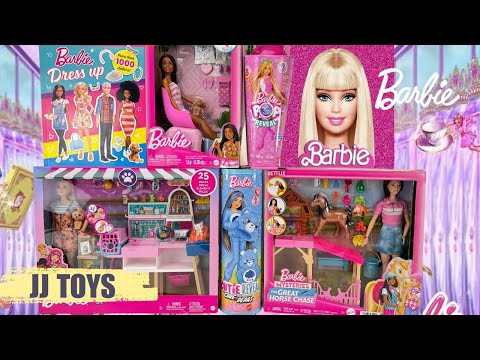 Barbie Toys Collection Unboxing Review ASMR