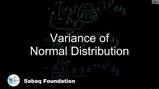 Variance of Normal Distribution