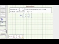 Eigenvalues and Characteristic Equations