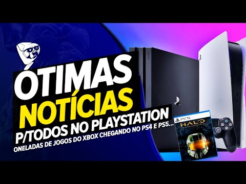 ÓTIMAS NOTÍCIAS PARA TODOS NO PLAYSTATION! TONELADAS De Jogos Do XBOX CHEGANDO No PS4 e PS5