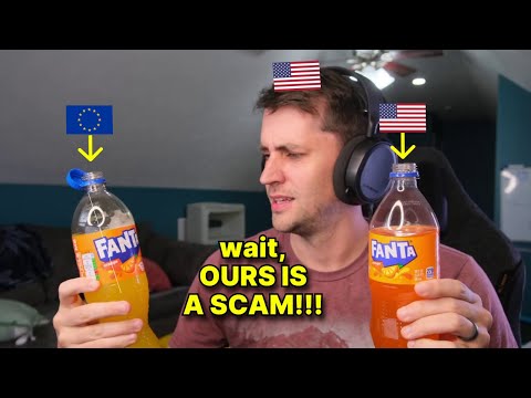 American Fanta VS European Fanta (American reaction)