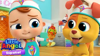 Bebé Juan prueba helados de muchos sabores 🍦 Canciones con Bebé Juan🎵| Little Angel Español
